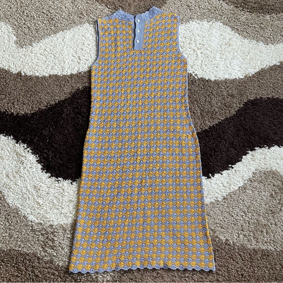 RACHEL COMEY Thatch Dress Crochet Periwinkle Sz M - Picture 6 of 11